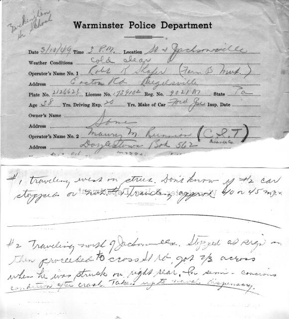 Police Report 1